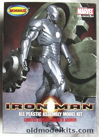 Moebius 1/8 Iron Man Chrome Plated, 910 plastic model kit